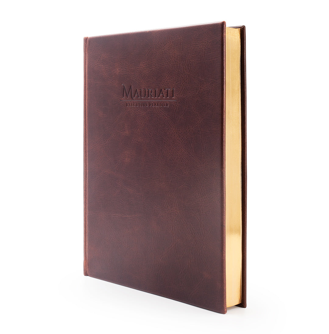 Rustic Mauriati Executive Diary - Leather