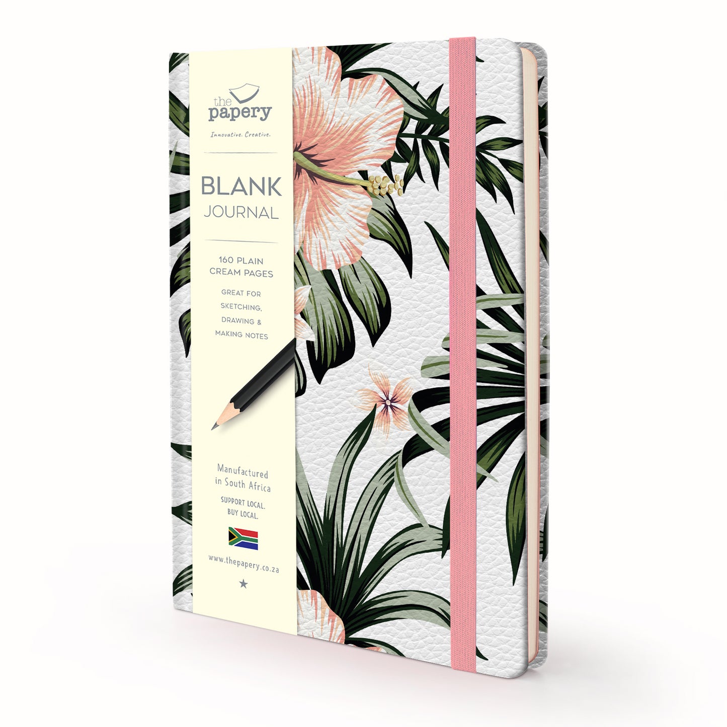 Floral A5 Hard Cover Journal