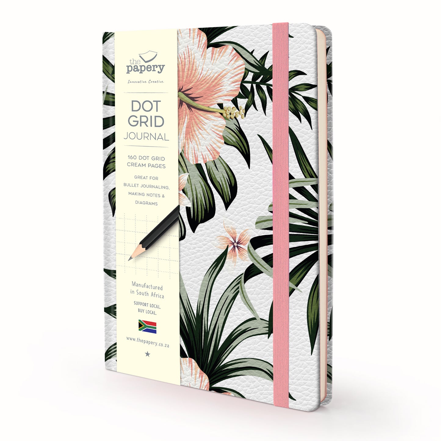 Floral A5 Hard Cover Journal