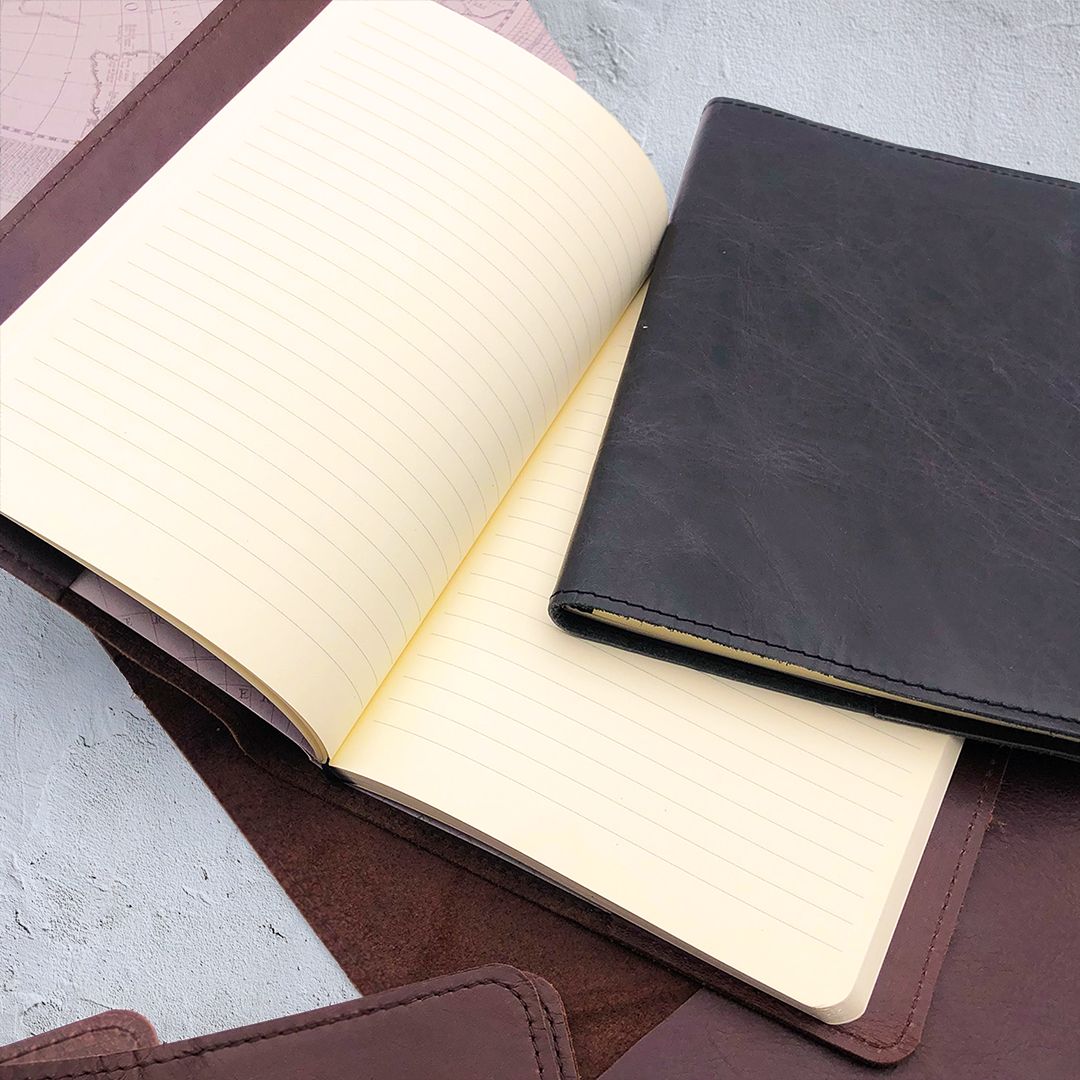 Rustik Leather Slip On Cover & Journal