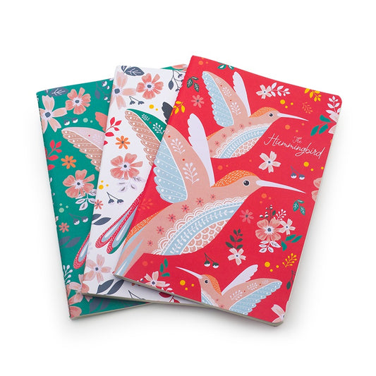 Hummingbird A5 Notebooks (3 Packs)