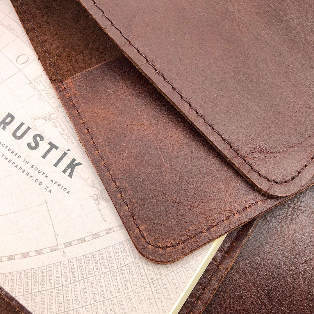 Rustik Leather Slip On Cover & Journal